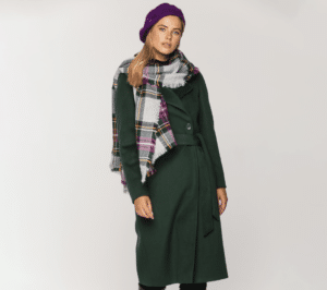 Wizualizacja kobiety w szaliku