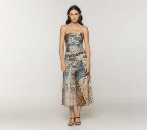 Wizualizacja kobiety w kulotach