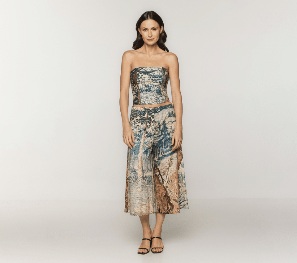 Wizualizacja kobiety w kulotach