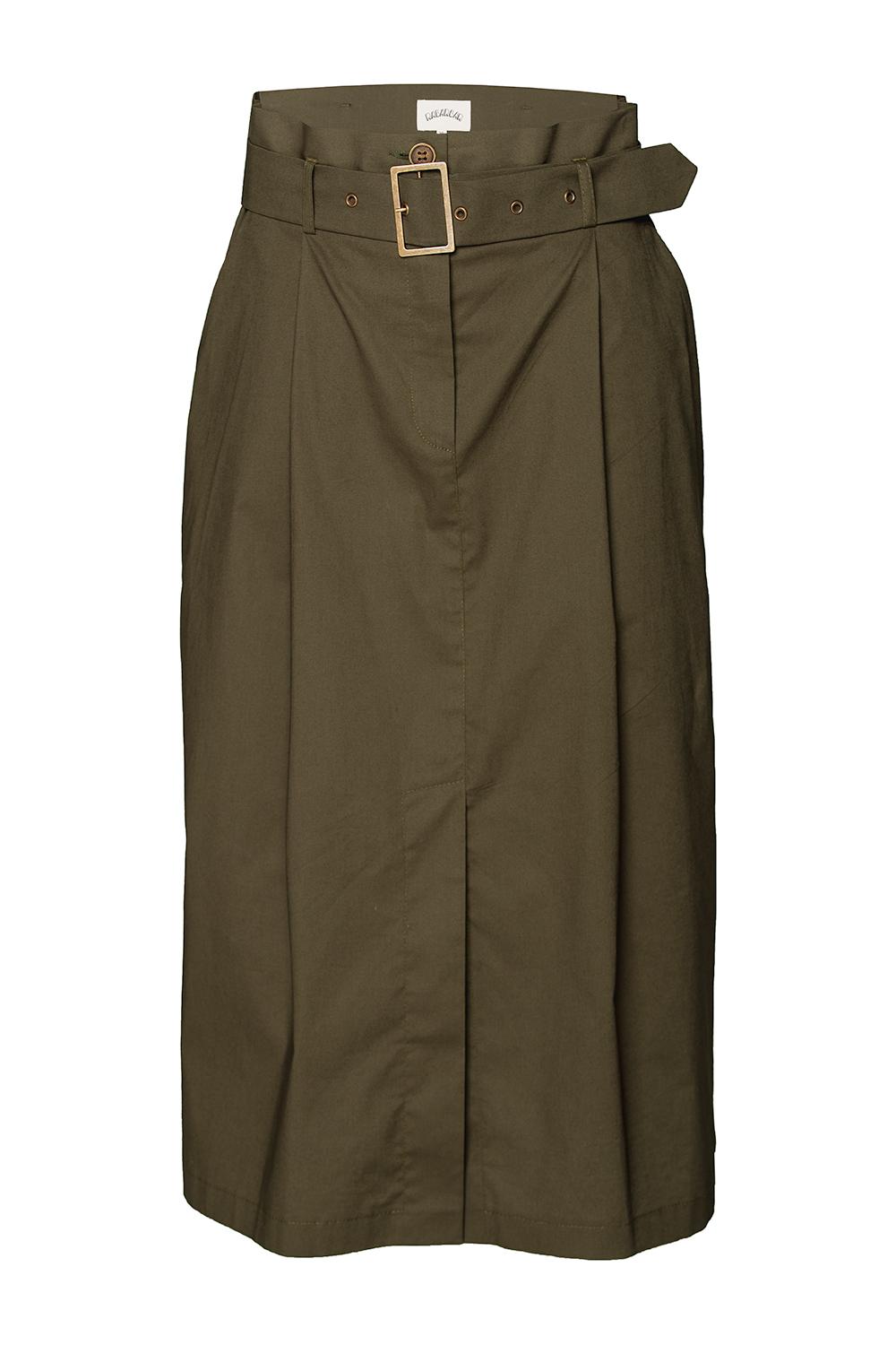 Casualowa spódnica khaki