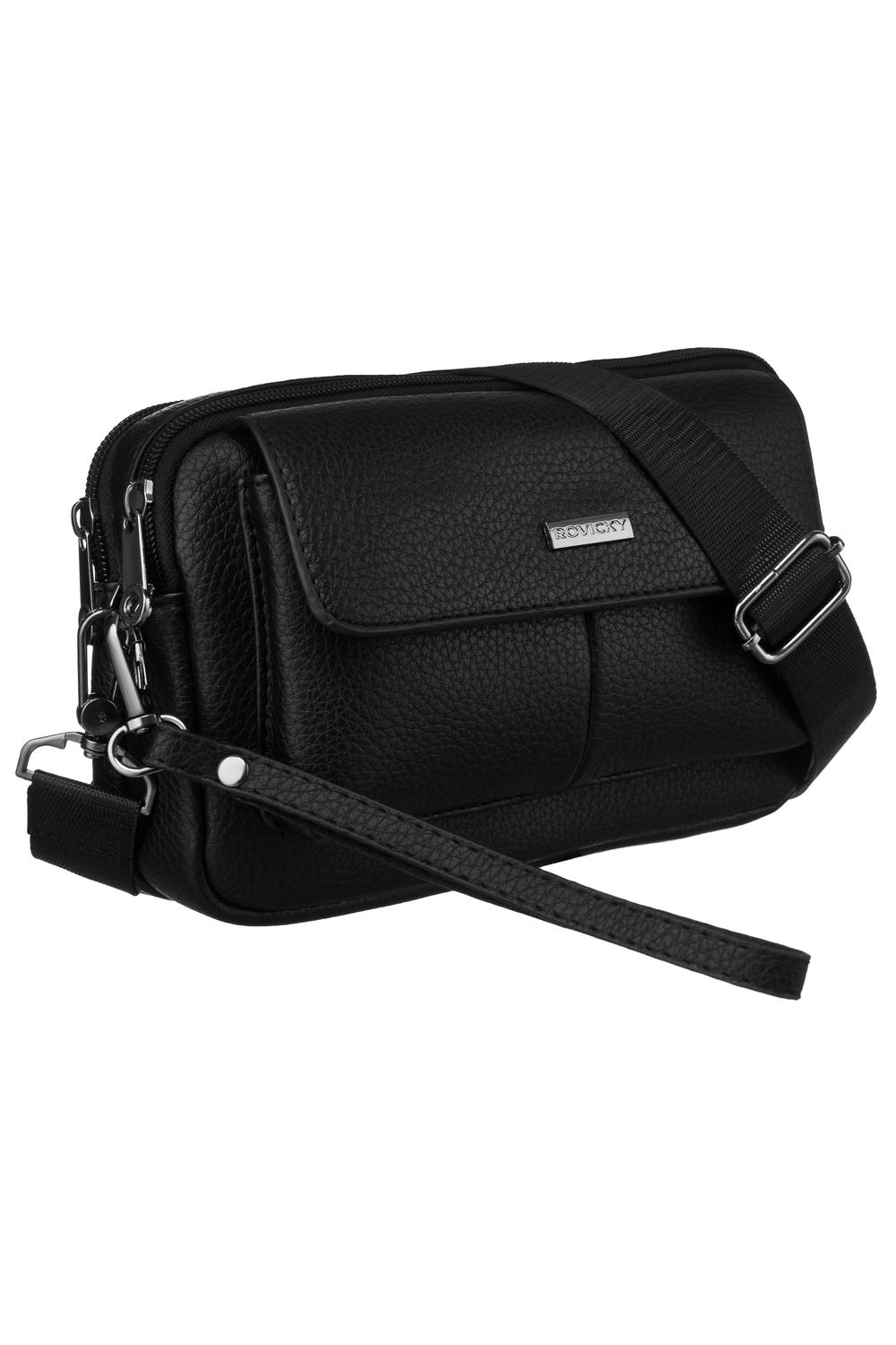 Czarna nieduża torebka crossbody