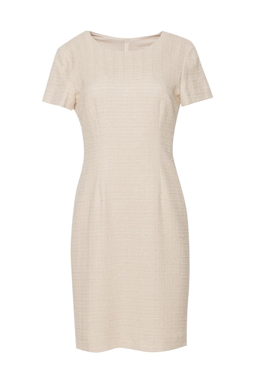 Classic beige Chanel-style dress | Bialcon.pl