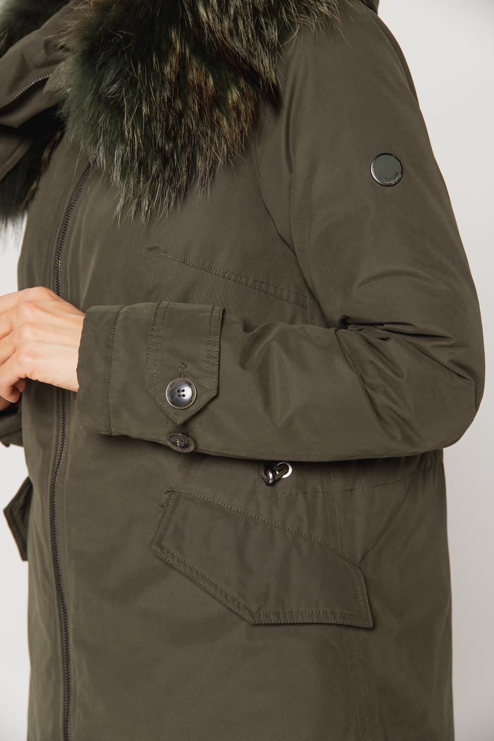 Oliwkowa parka