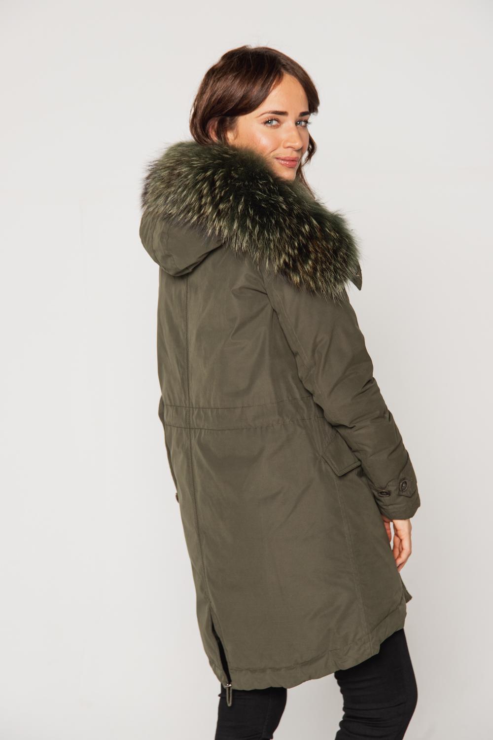 Oliwkowa parka