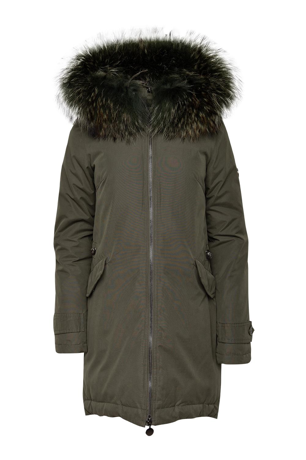 Oliwkowa parka