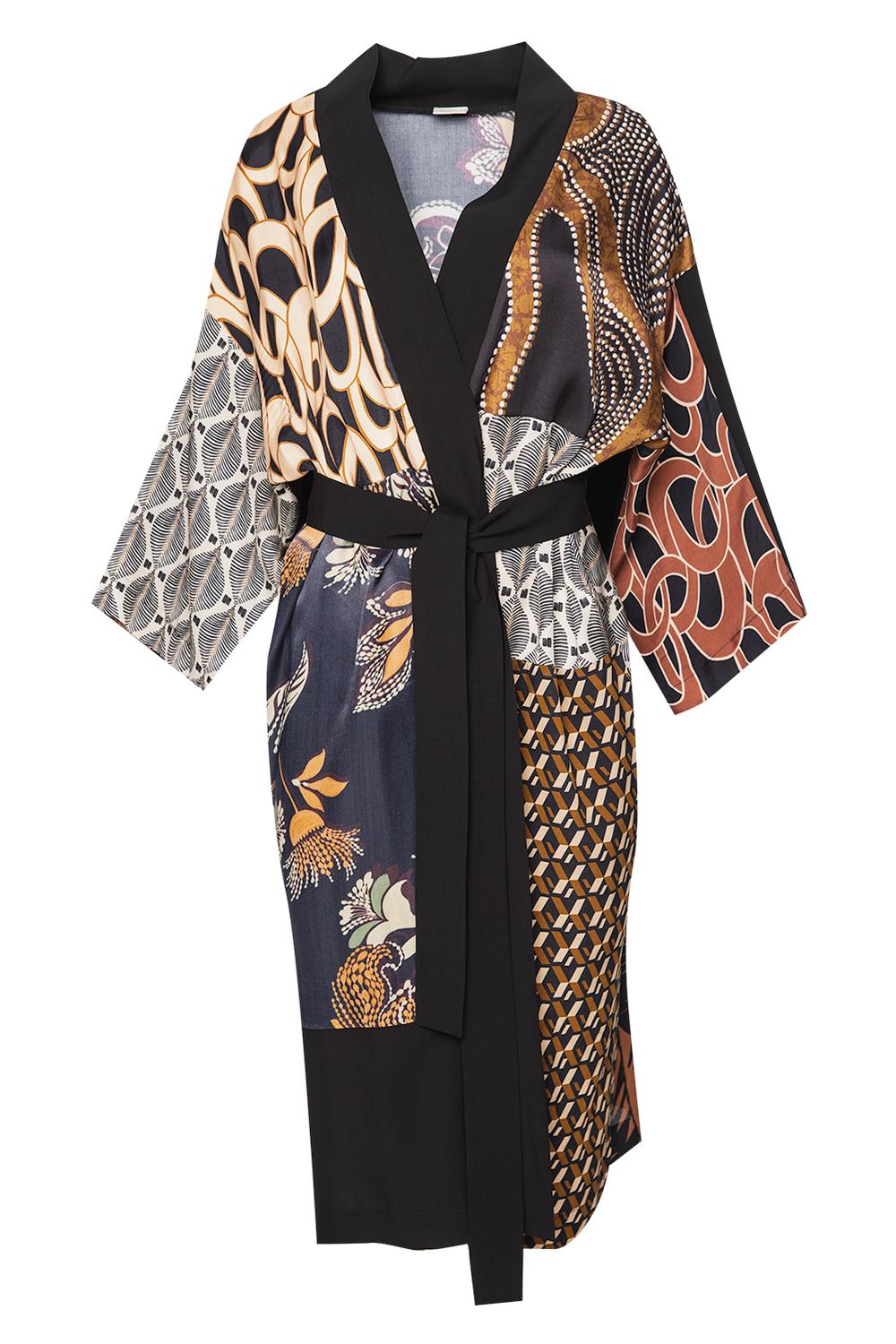 Sukienka kimono z rozcięciami rozmiar 38