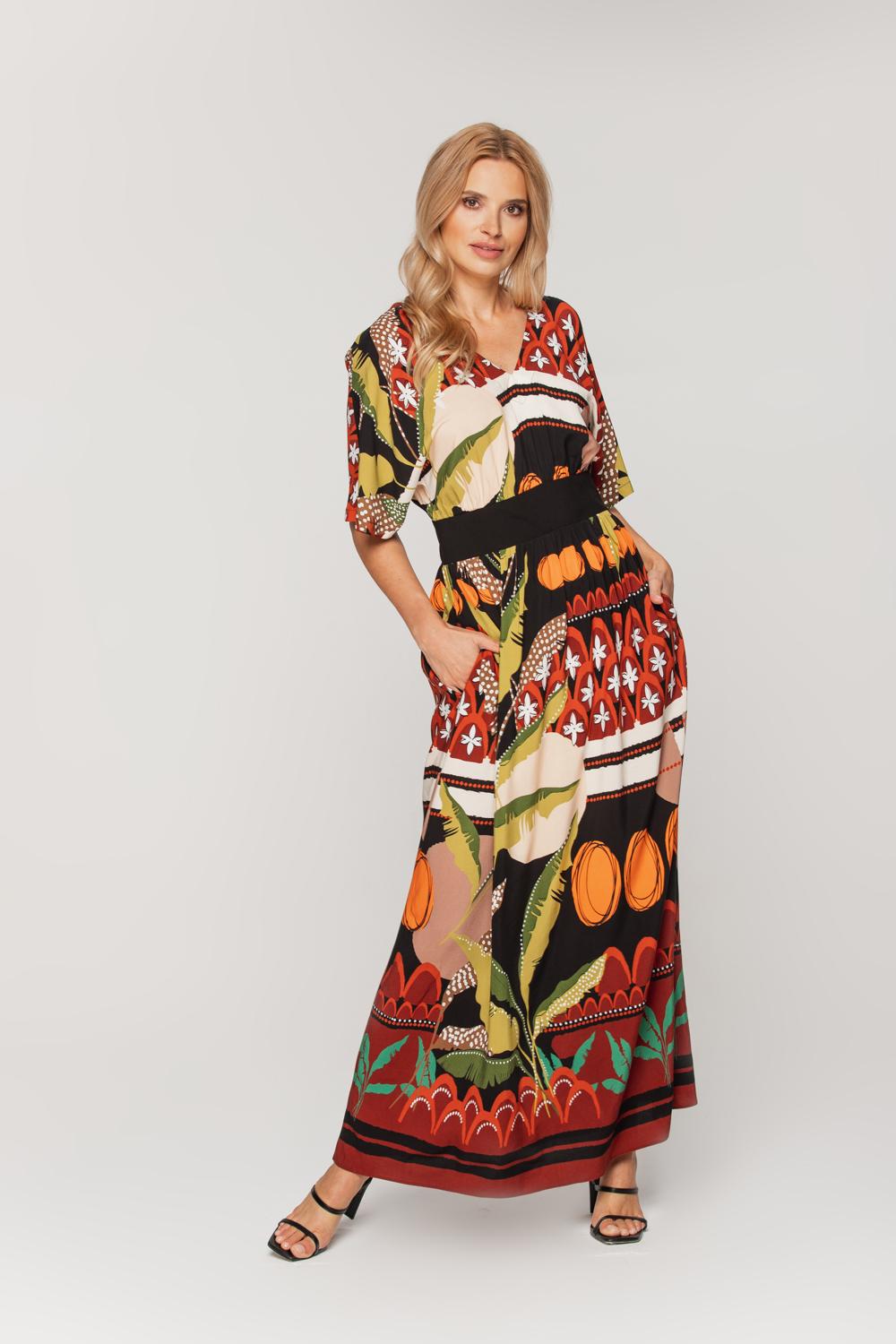 Sukienka maxi w stylu boho