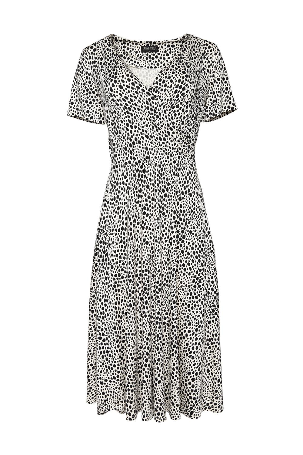 Mottled knitted dress - Bialcon