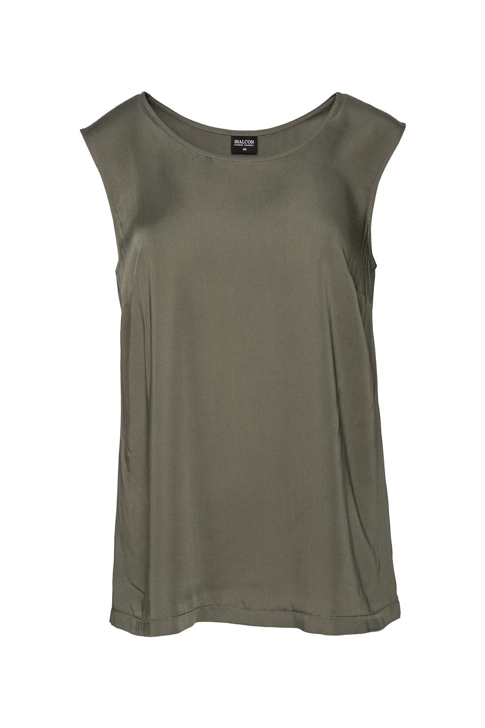 Top w kolorze khaki