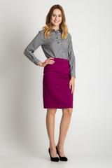 Amaranth skirt with lining