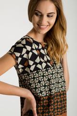 Kimonowa bluzka z łezką na plecach