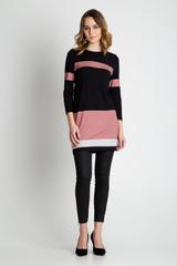 Długa tunika z rękawem 3/4