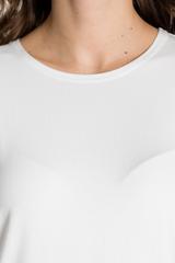 Dopasowana biała bluzka