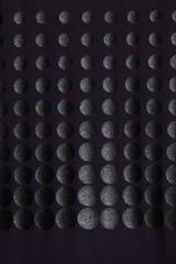 Grafitowa sukienka z rękawem 3/4