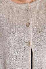 Długi sweter w kolorze ecru