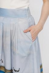 Cotton midi skirt from the Bialcon Art collection