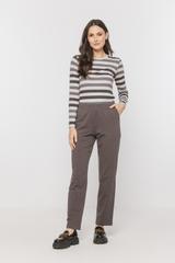 Bawełniane dresowe spodnie ze zwężaną nogawką