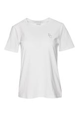 Biały t-shirt z kryształkami