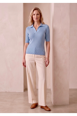 Sweter swe393 bŁĘkitny mkm