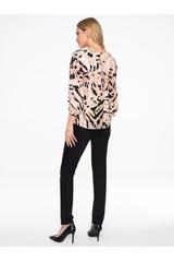 Wzorzysta bluzka z wiskozy