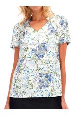 Bluzka z zakładkami o luźnym fasonie