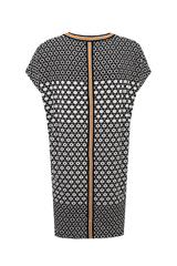 Wiskozowa tunika z dekoltem V