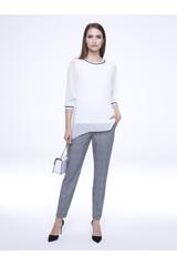 Efektowna bluzka z przeźroczystościami