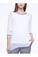 Efektowna bluzka z przeźroczystościami