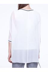 Efektowna bluzka z przeźroczystościami