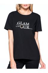 Casualowa bluzka z napisem