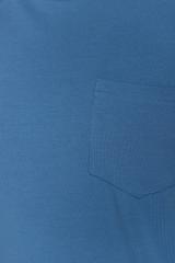 T-shirt z kieszonką o prostym kroju