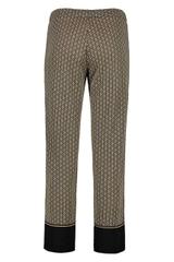 Wzorzyste dzianinowe spodnie