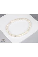 Subtelna bransoletka z pastelowych różowych perełek