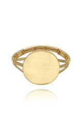 Modna bransoletka z metalu szczotkowanego