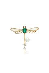 A unique brooch made from fine mother-of-pearl