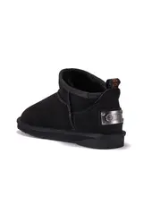 Czarne miękkie botki z naturalnego zamszu