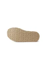 Wsuwane ocieplane półbuty z jasnobeżowej skóry