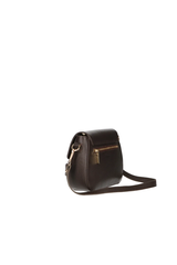 Codzienna luksusowa torebka w kolorze gorzkiej czekolady