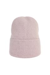 Uniwersalna pastelowa czapka z angorą