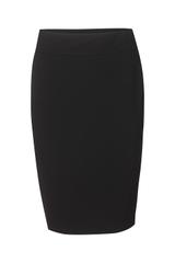 Czarna klasyczna spódnica z karczkiem