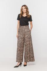 Czarny klasyczny t-shirt z modalu i bawełny