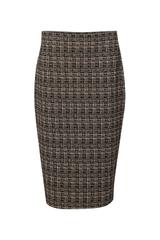 Dopasowana elastyczna spódnica z rozporkiem