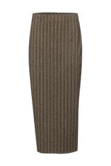 Dopasowana elastyczna spódnica z wzorzystej dzianiny