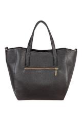 Duża skórzana brązowa torba na co dzień