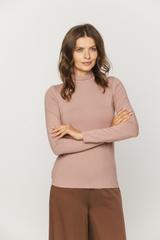 Dzianinowy półgolf z długim rękawem