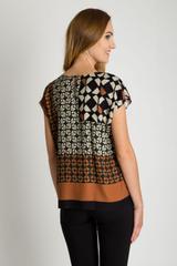 Kimonowa bluzka z łezką na plecach