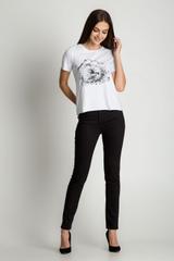 Bawełniany t-shirt z nadrukiem z przodu