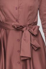 Elegancka bawełniana szmizjerka z szarfą