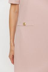 Elegancka pastelowa sukienka z podszewką