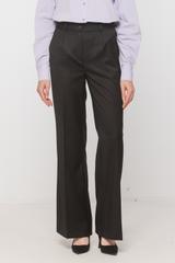 Eleganckie garniturowe spodnie w kant